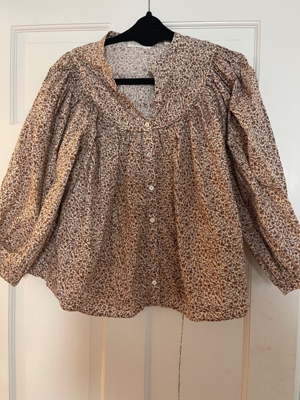 Doen Berkeley top Champignon Floral Sienna XS - Picture 2 of 3